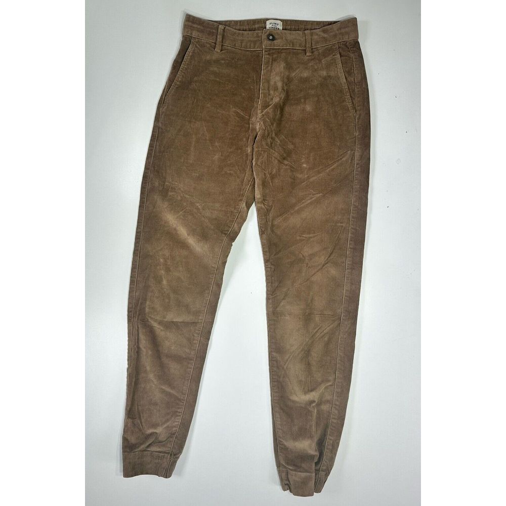 Flint and Tinder‎ Corduroy Huckberry Joggers Pants Mens 28x29 Brown